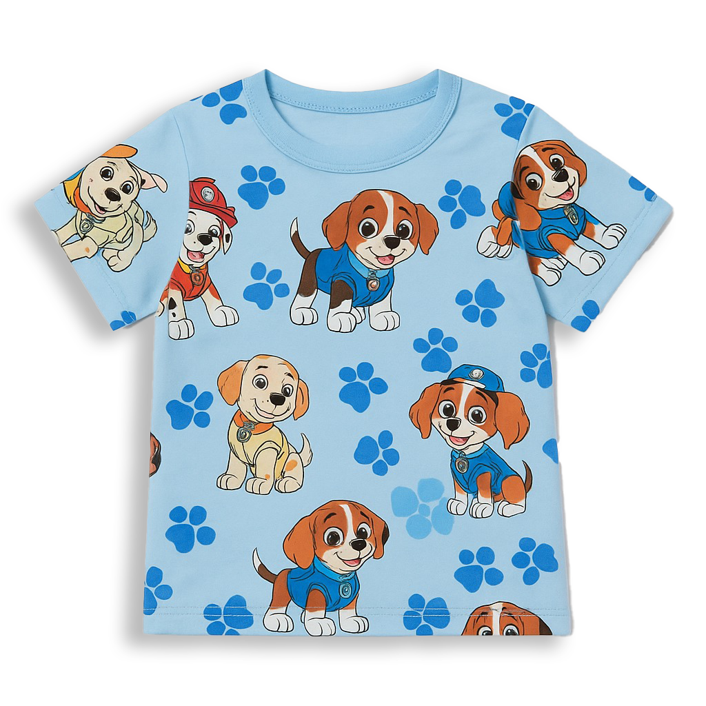 BLUE DOG KIDS WEAR TSHIRT .