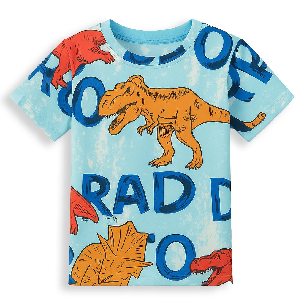 SKY DAINOSAR KIDS WEAR TSHIRT & SHORTS SET .