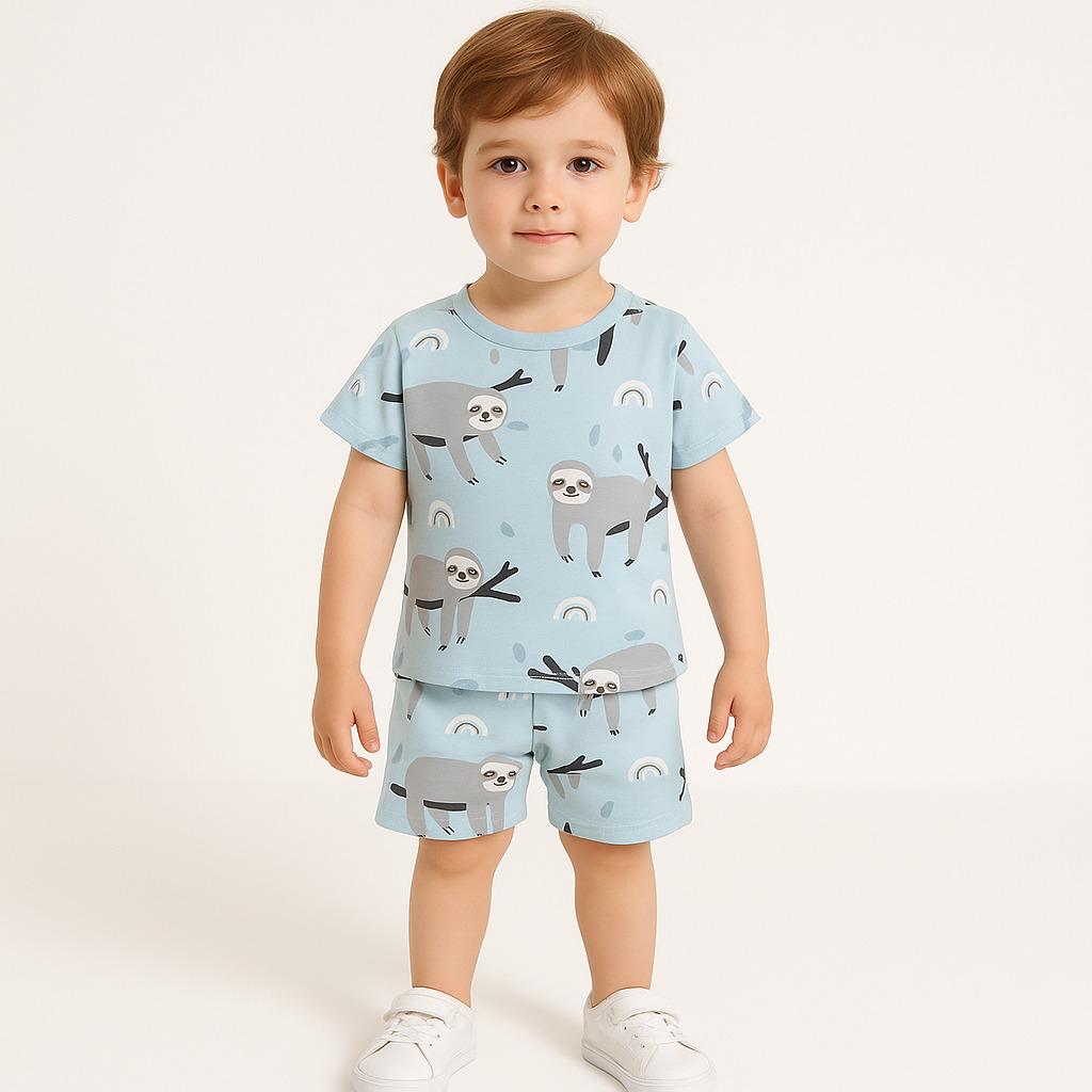 SKY MONKEY KIDS WEAR TSHIRT & SHORTS SET .