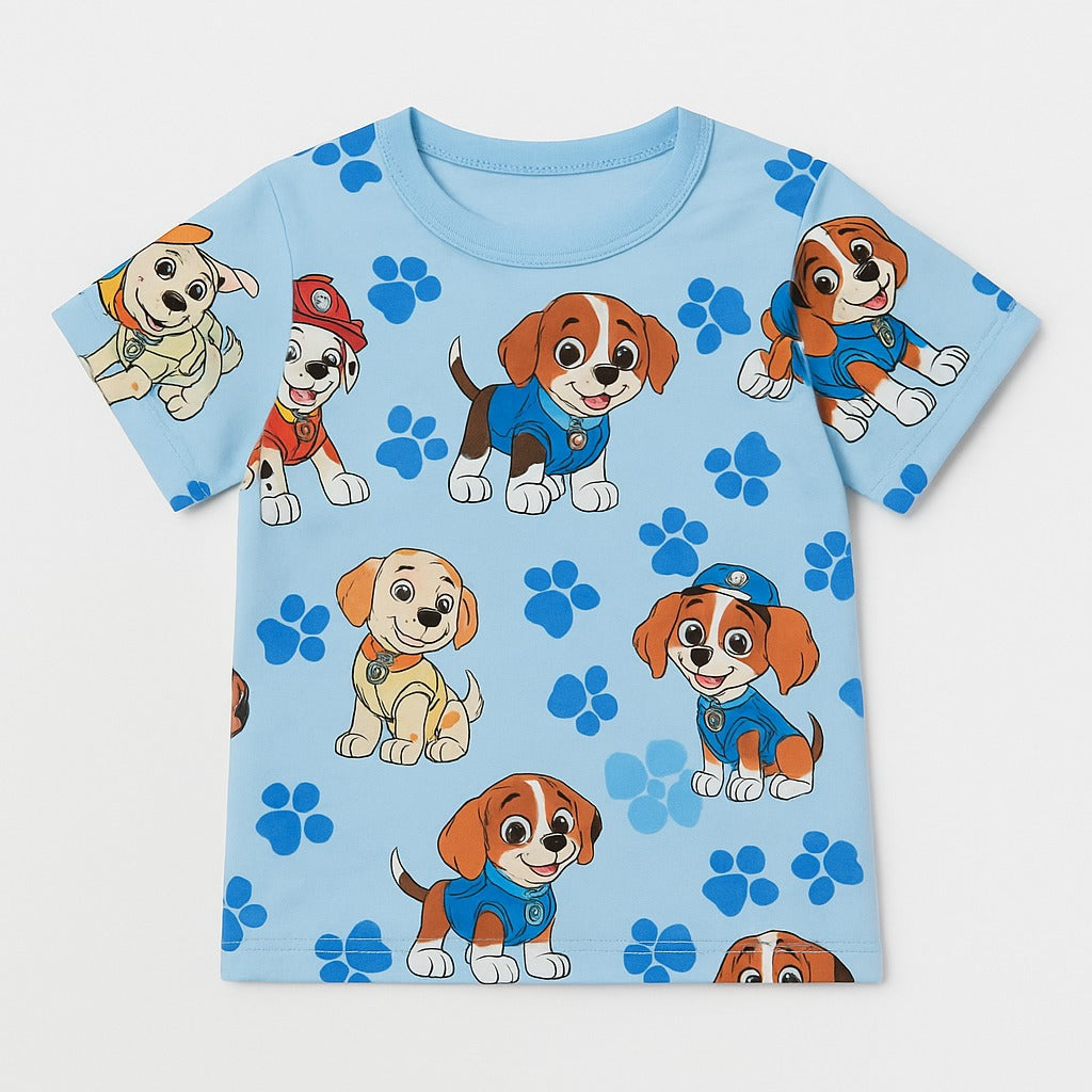 DOGGY KIDS WEAR T-SHIRTS & SHORTS SET