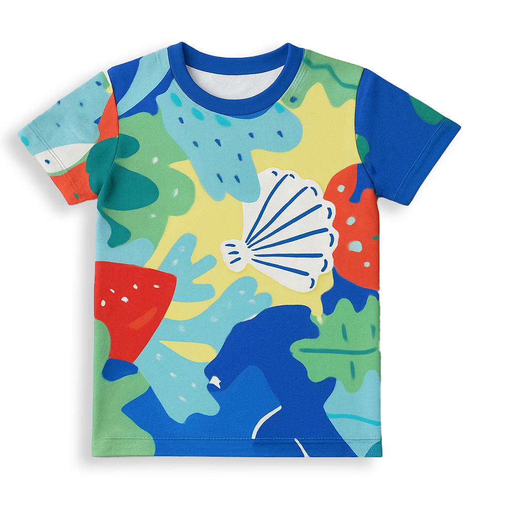 BLUE SEA KIDS WEAR T-SHIRTS & SHORTS SET