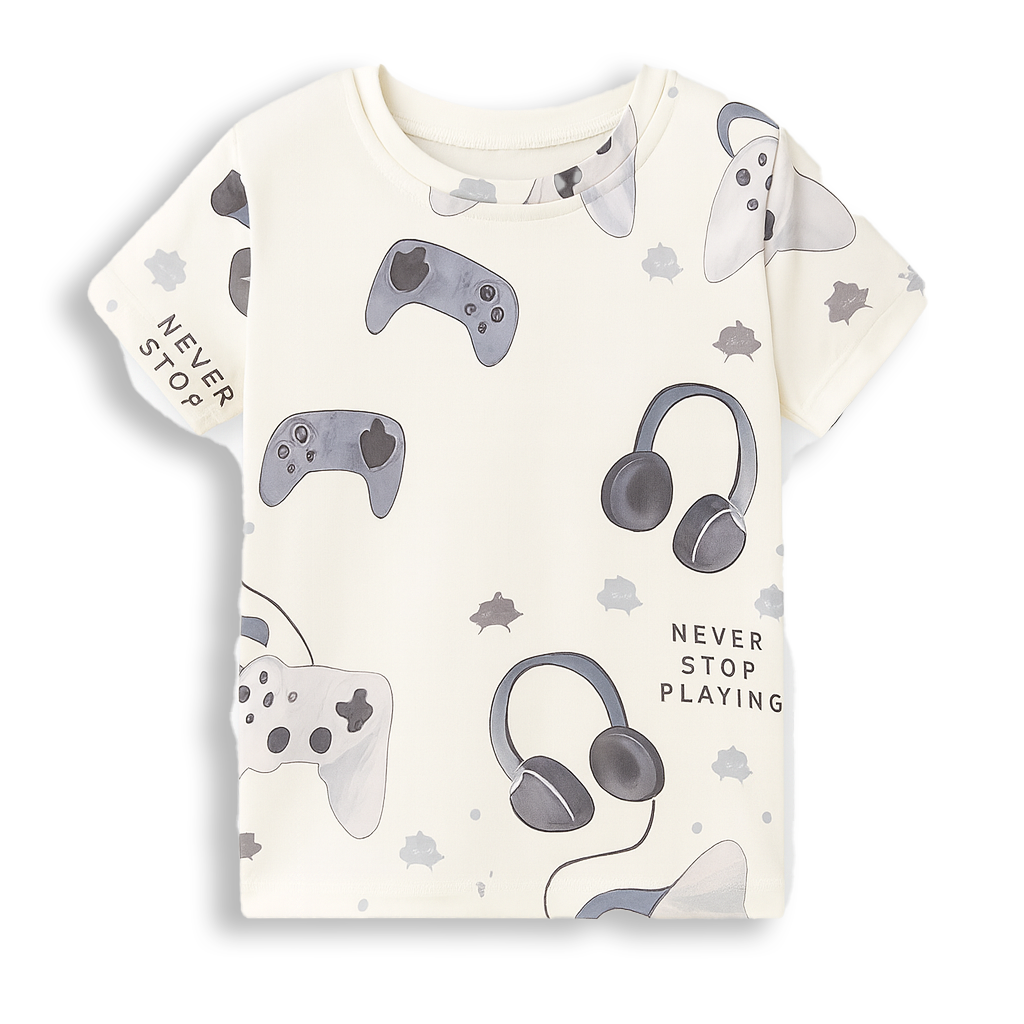 GAME  KIDS WEAR TSHIRT .