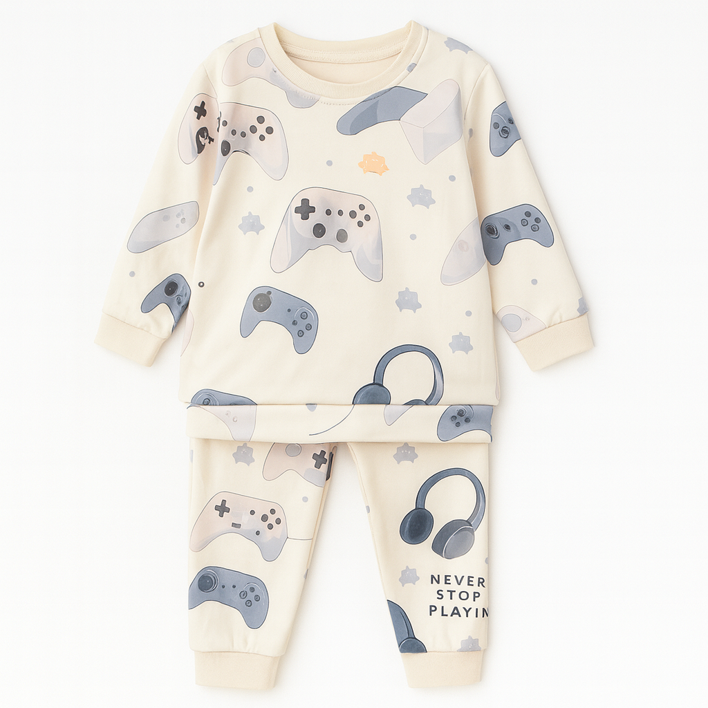 GAME  KIDS WEAR TOP & BOTTOM FULL CO-ORD SET