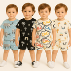 KIDS SKY MONKEY, BLACK NARIYELI , CALL , CREAM BABY CORD - SET ( COMBO PACK OF 4 )