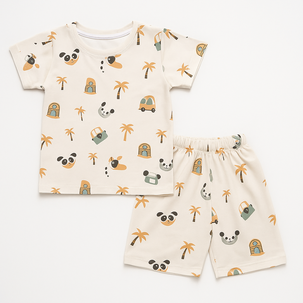 SMALL TRUCK  KIDS WEAR TSHIRT & SHORTS SET .