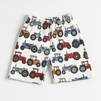 WHITE TRACTOR KIDS WEAR T-SHIRTS & SHORTS SET