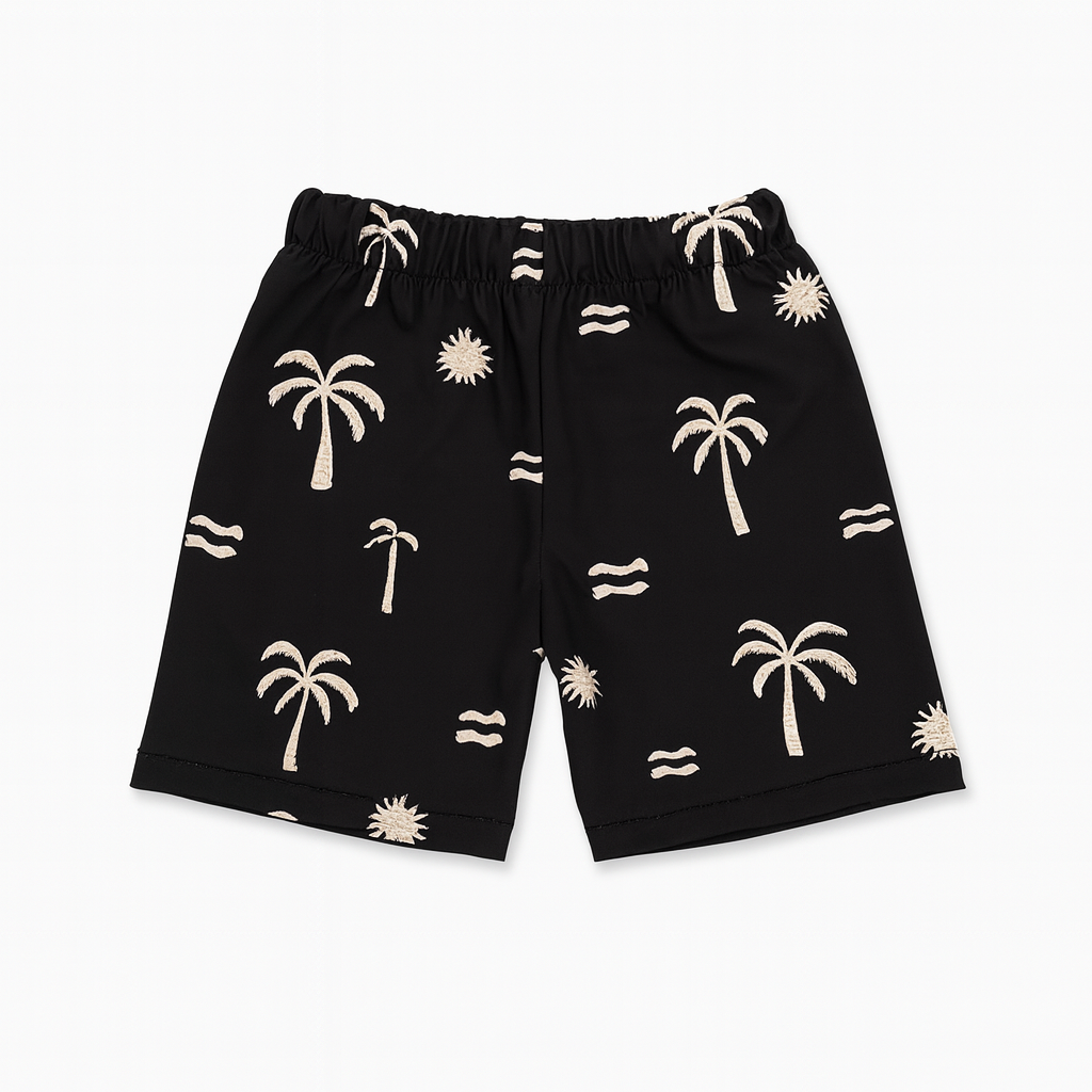 BLACK NARIYELI  KIDS WEAR TSHIRT & SHORTS SET .