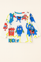MONSTER KIDS WEAR TOP & BOTTOM FULL CO-ORD SET