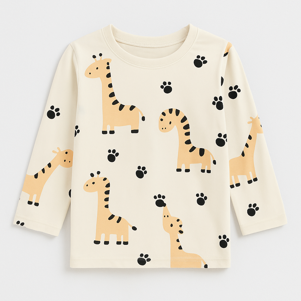GIRAFF-KIDS WEAR TOP & BOTTOM FULL CO-ORD SET