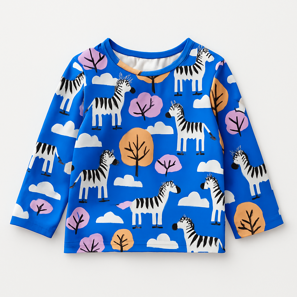 BLUE ZIBRA KIDS WEAR TOP & BOTTOM FULL CO-ORD SET (Copy)