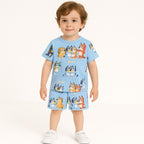 SKY DOG KIDS WEAR TSHIRT & SHORTS SET .