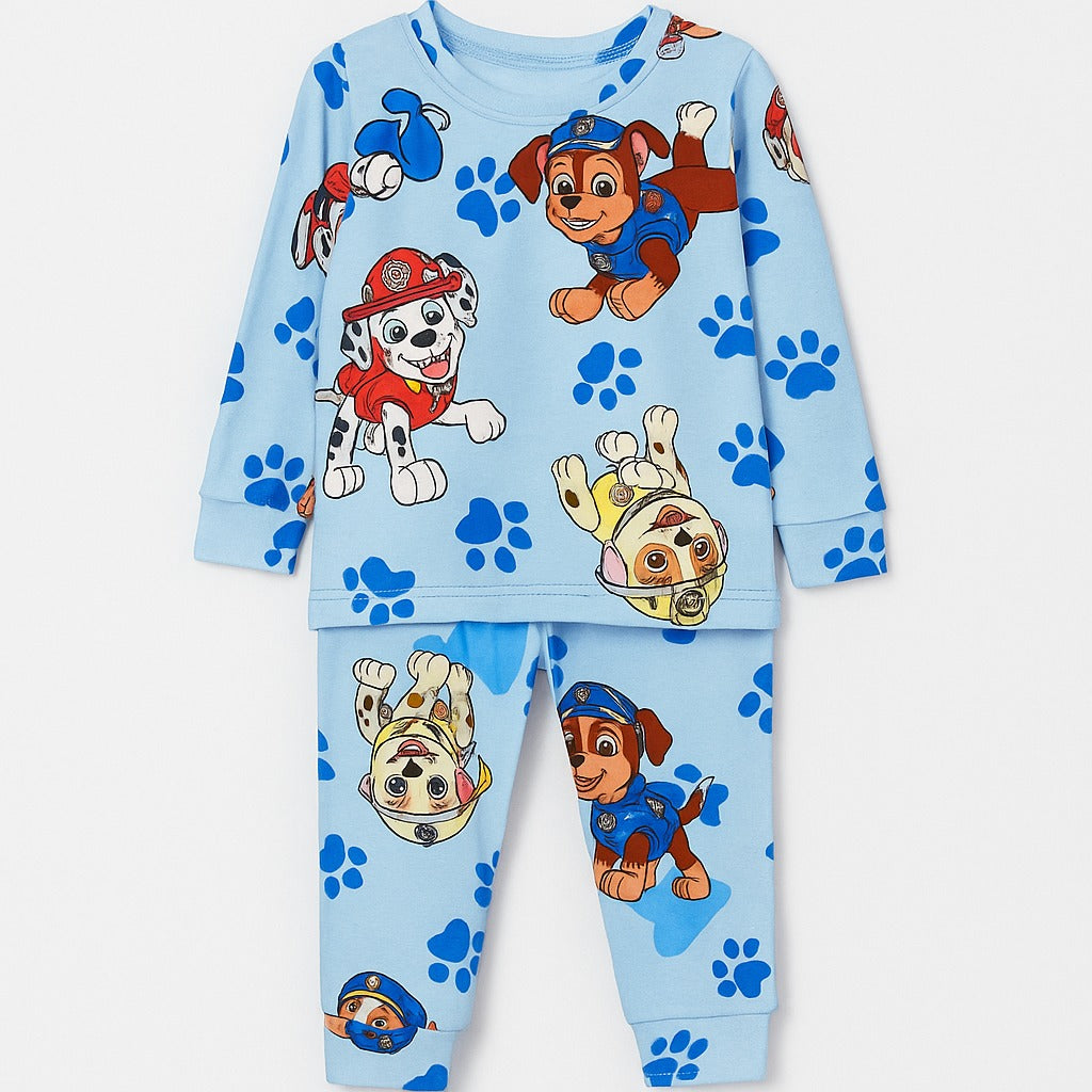 DOGGY KIDS WEAR TOP & BOTTOM FULL CO-ORD SET