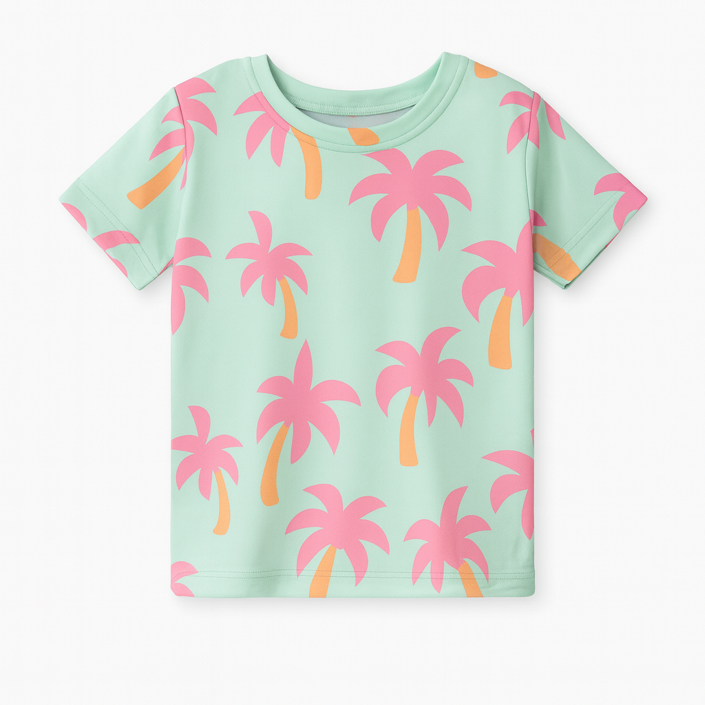 PINK NARIYELI KIDS WEAR TSHIRT .