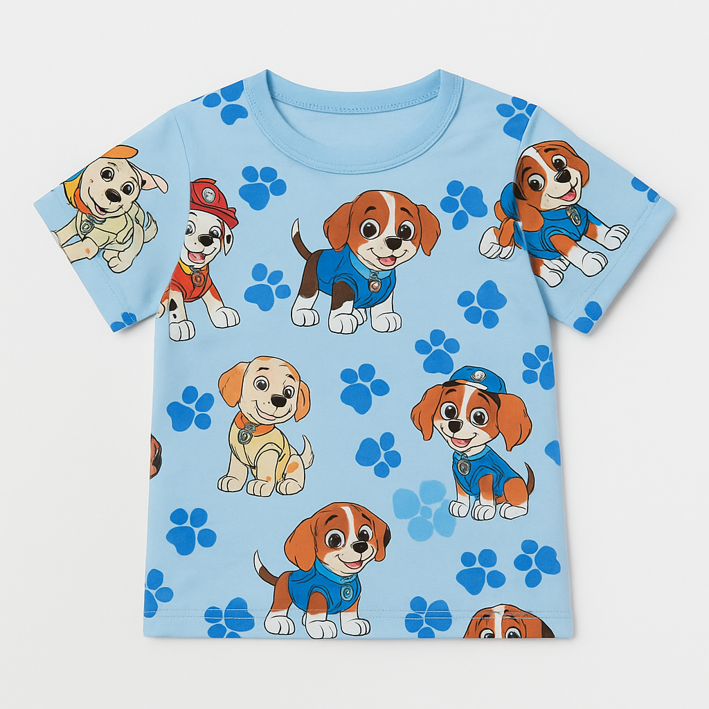 BLUE DOG KIDS WEAR TSHIRT .