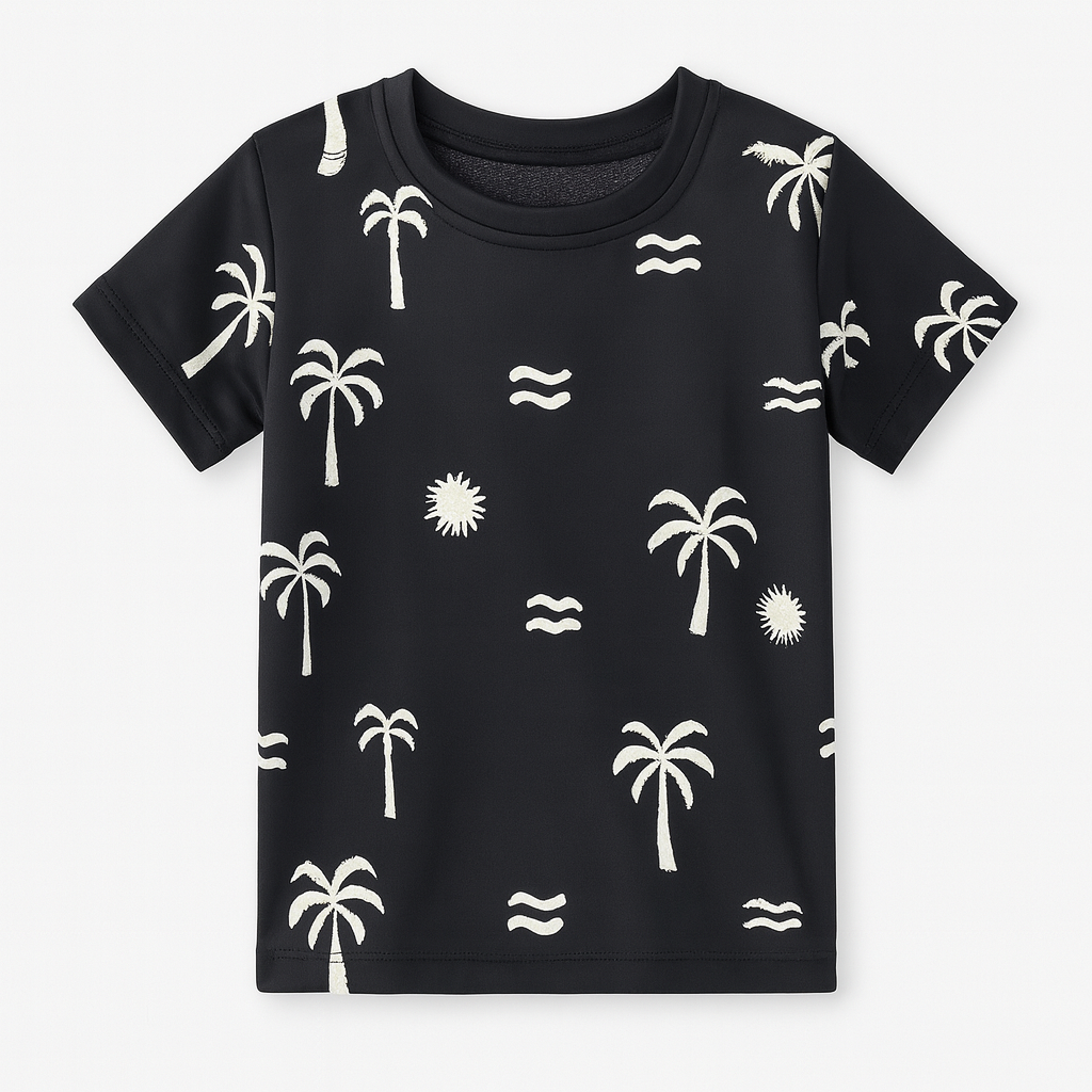 BLACK NARIYELI  KIDS WEAR TSHIRT .
